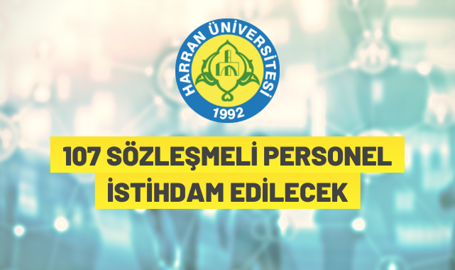Harran Üniversitesi Sözleşmeli Personel alacak
