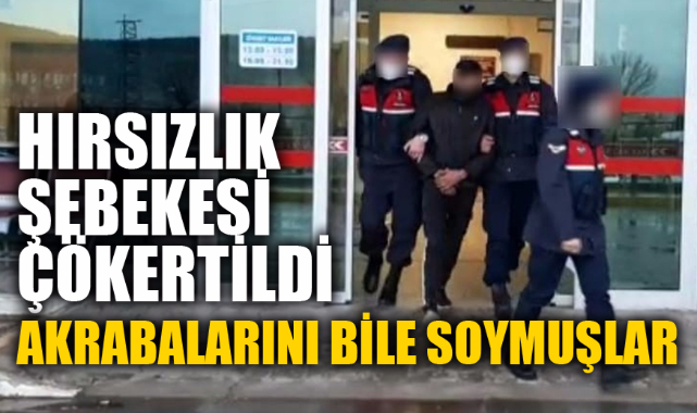 HIRSIZLIK ŞEBEKESİ ÇÖKERTİLDİ