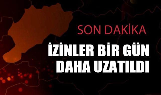 KAMU PERSONELİ 1 GÜN DAHA İDARİ İZİNLİ
