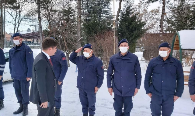 KAYMAKAM DÜZGÜN’DEN JANDARMAYA ÖVGÜ