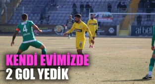 KENDİ EVİMİZDE 2 GOLLE YENİLDİK
