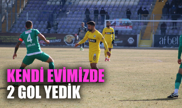 KENDİ EVİMİZDE 2 GOLLE YENİLDİK