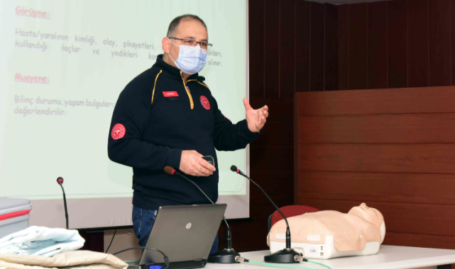 ÖĞRENCİLERE İLK YARDIM EĞİTİMİ VERİLDİ