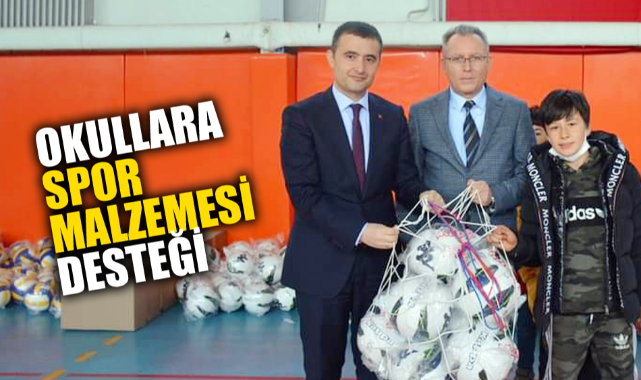 OKULLARA SPOR MALZEMESİ DESTEĞİ