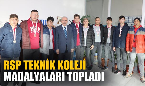 RSP TEKNİK KOLEJİ MADALYALARI TOPLADI