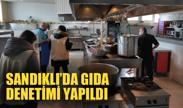 Sandıklı’da gıda denetimi yapıldı