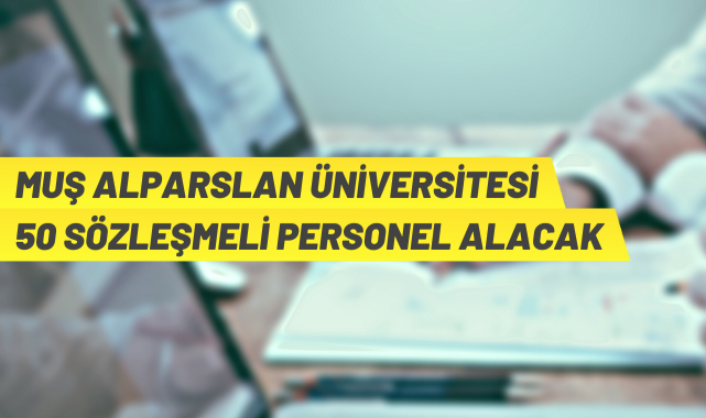 Sözleşmeli personel alım ilanı