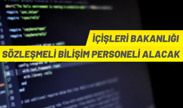 Sözleşmeli Personel alınacak
