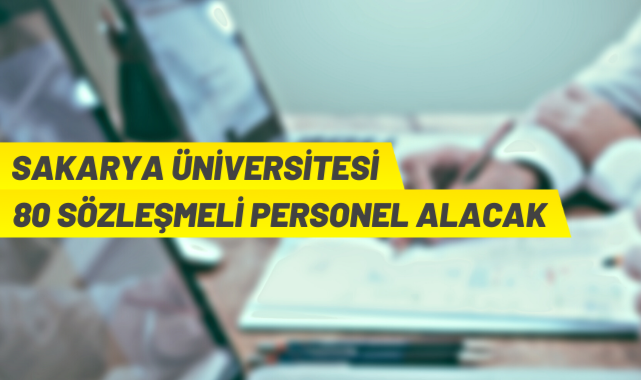 Sözleşmeli personel alınacak
