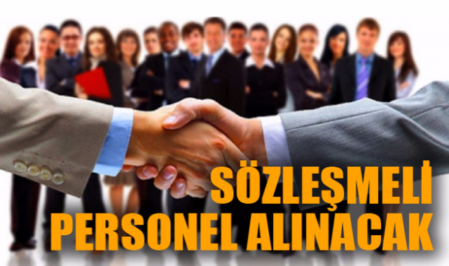 Sözleşmeli Personel Alınacak