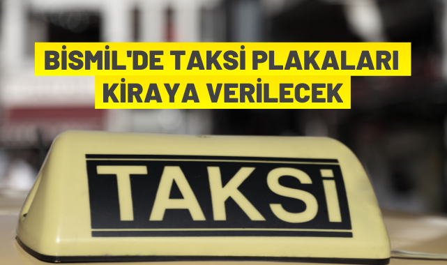 Taksi plakası kiralanacak