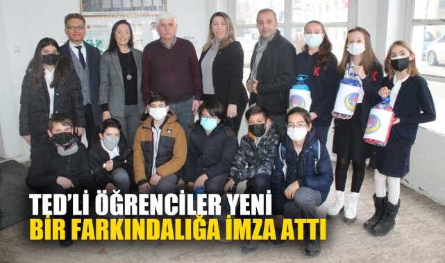 TED’li öğrenciler yeni bir farkındalığa imza attı