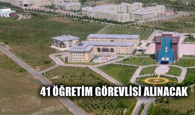 41 Öğretim Görevlisi Alınacak