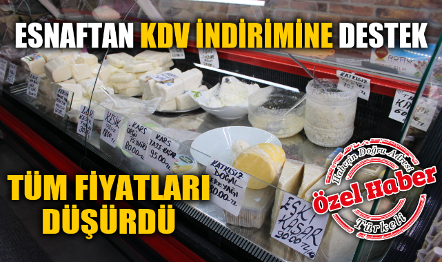 AFİON ŞARKÜTERİ’NDEN KDV İNDİRİMİNE TAM DESTEK