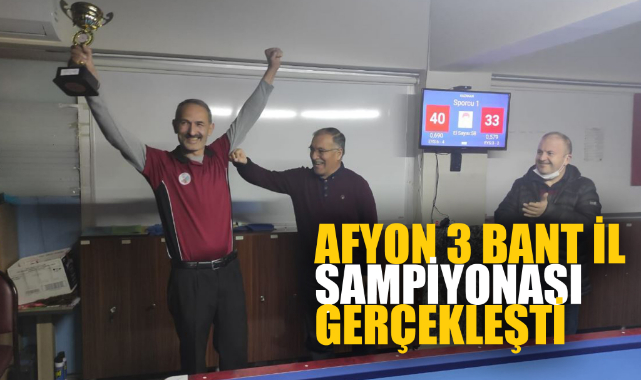 AFYON 3 BANT İL ŞAMPİYONASI GERÇEKLEŞTİ