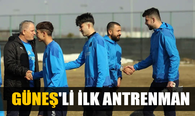 AFYONSPOR'DA GÜNEŞ'Lİ İLK ANTRENMAN