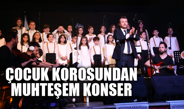 ÇOCUK KOROSUNDAN MUHTEŞEM KONSER