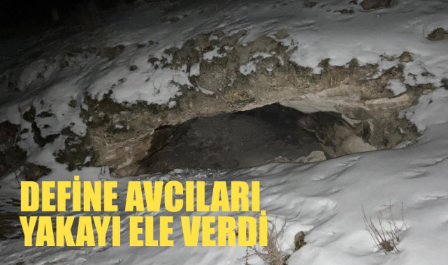 DEFİNE AVCILARI YAKAYI ELE VERDİ