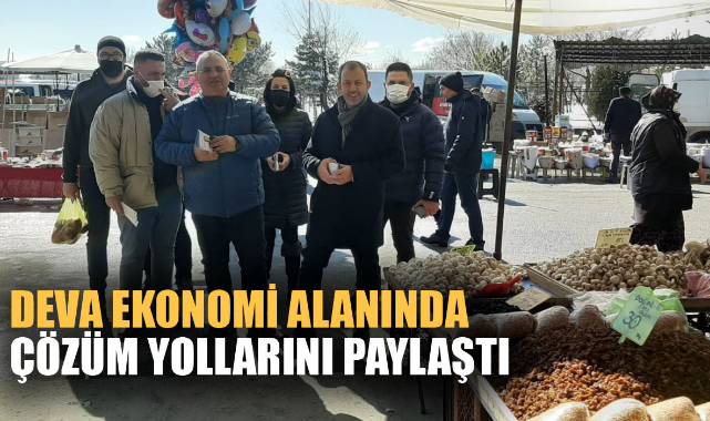 DEVA PARTİSİ TEŞKİLATLARI, EKONOMİ ALANINDA ÇÖZÜM YOLLARINI PAYLAŞTI