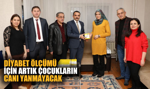 DİYABET ÖLÇÜMÜ İÇİN ARTIK ÇOCUKLARIN CANI YANMAYACAK