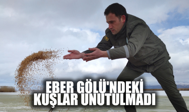 EBER GÖLÜ'NDEKİ KUŞLAR UNUTULMADI