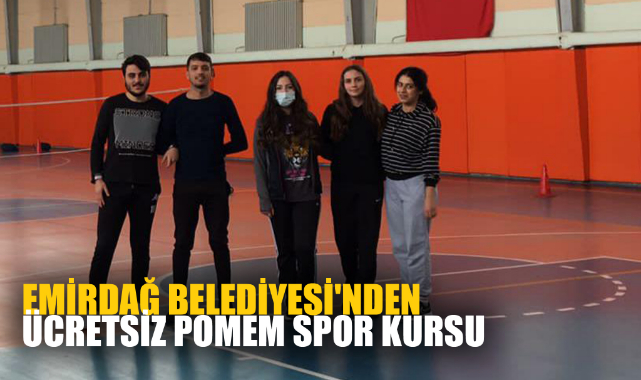 Emirdağ Belediyesi'nden Ücretsiz POMEM Spor Kursu