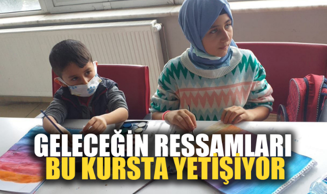Geleceğin ressamları bu kursta yetişiyor