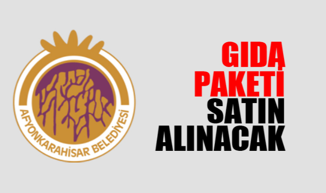 Gıda paketi satın alınacaktır
