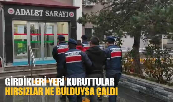 HIRSIZLAR NE BULDUYSA ÇALDI
