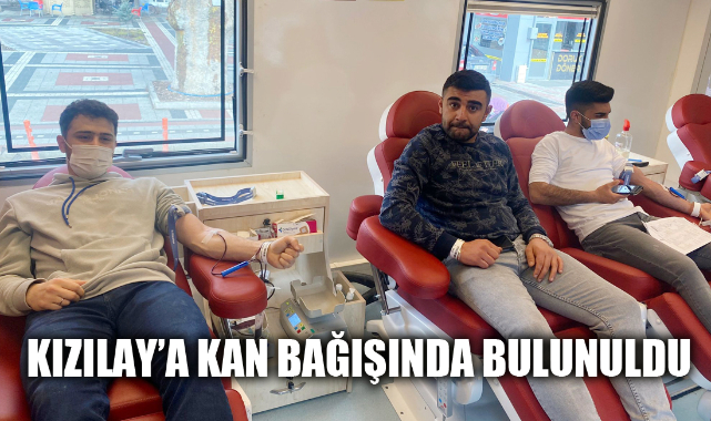 KIZILAY’A KAN BAĞIŞINDA BULUNULDU