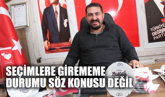 “SEÇİMLERE GİREMEME DURUMU SÖZ KONUSU DEĞİL” Türkiye Değişim Partisi Afyonkarahisar İl Başkanı Kadir Uysal; partisinin kongre süreci hakkında gazetemiz Türkeli’ye özel açıklamalarda bulundu.