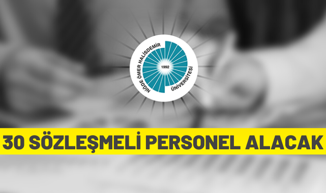 Sözleşmeli personel alınacak