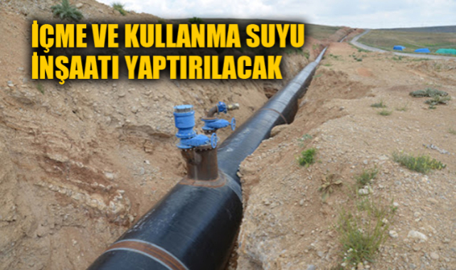SULTANDAĞINA İÇME SUYU İNŞAATI YAPTIRILACAK
