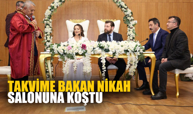 TAKVİME BAKAN NİKAH SALONUNA KOŞTU