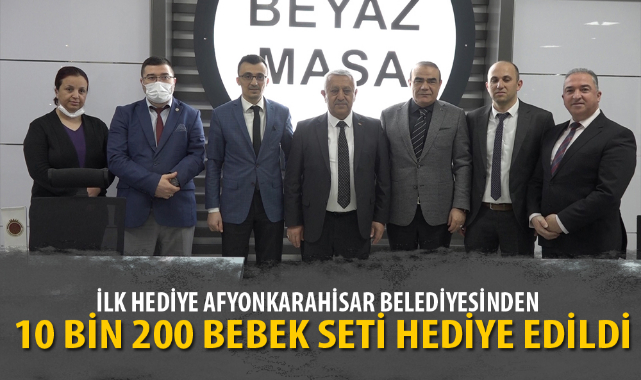 10 BİN 200 BEBEK SETİ HEDİYE EDİLDİ