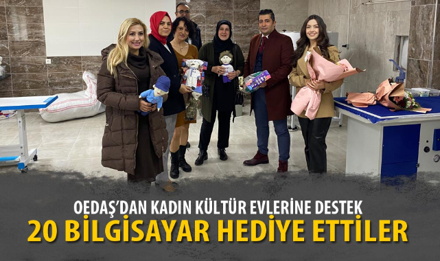 20 BİLGİSAYAR HEDİYE ETTİLER