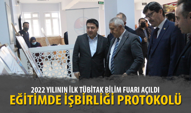 2022 YILININ İLK TÜBİTAK BİLİM FUARI AÇILIŞI YAPILDI 