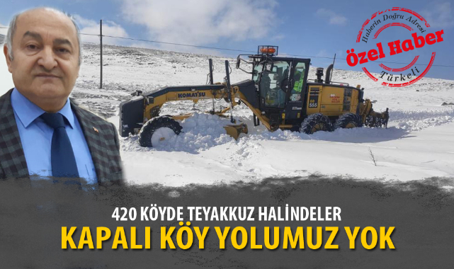 420 KÖYDE TEYAKKUZ HALİNDELER