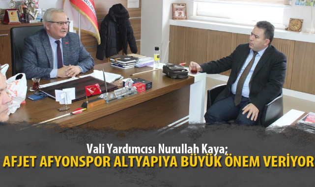 AFJET AFYONSPOR ALTYAPIYA BÜYÜK ÖNEM VERİYOR