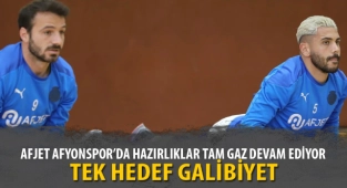 AFJET AFYONSPOR, ERTELENEN SOMASPOR MAÇI HAZIRLIKLARINA BAŞLADI