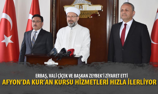 “AFYON’DA KUR’AN KURSU HİZMETLERİ HIZLA İLERLİYOR”