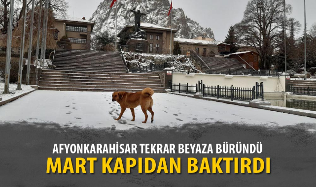 Afyon&#039;da Mart kapıdan baktırdı