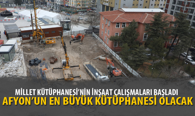 AFYON’UN EN BÜYÜK KÜTÜPHANESİ OLACAK