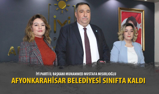“AFYONKARAHİSAR BELEDİYESİ SINIFTA KALDI”