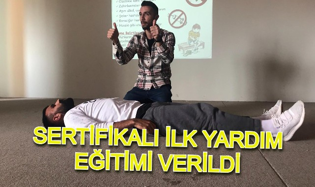 AFYONKARAHİSAR’DA SERTİFİKALI İLK YARDIM EĞİTİMİ