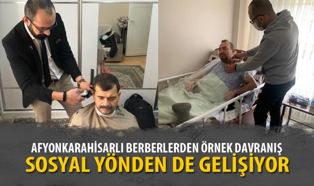 AFYONKARAHİSARLI BERBERLERDEN ÖRNEK DAVRANIŞ