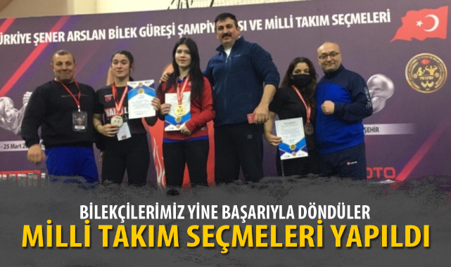 BİLEK GÜREŞİ TÜRKİYE ŞAMPİYONASI MİLLİ TAKIM SEÇMELERİ YAPILDI