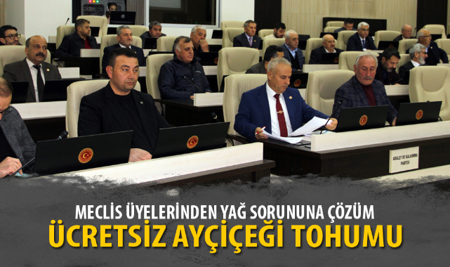 ÇİFTÇİLERE ÜCRETSİZ AYÇİÇEK TOHUMU
