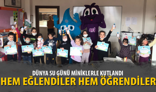 DÜNYA SU GÜNÜ MİNİKLERLE KUTLANDI