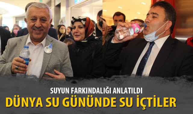 DÜNYA SU GÜNÜNDE SU İÇTİLER